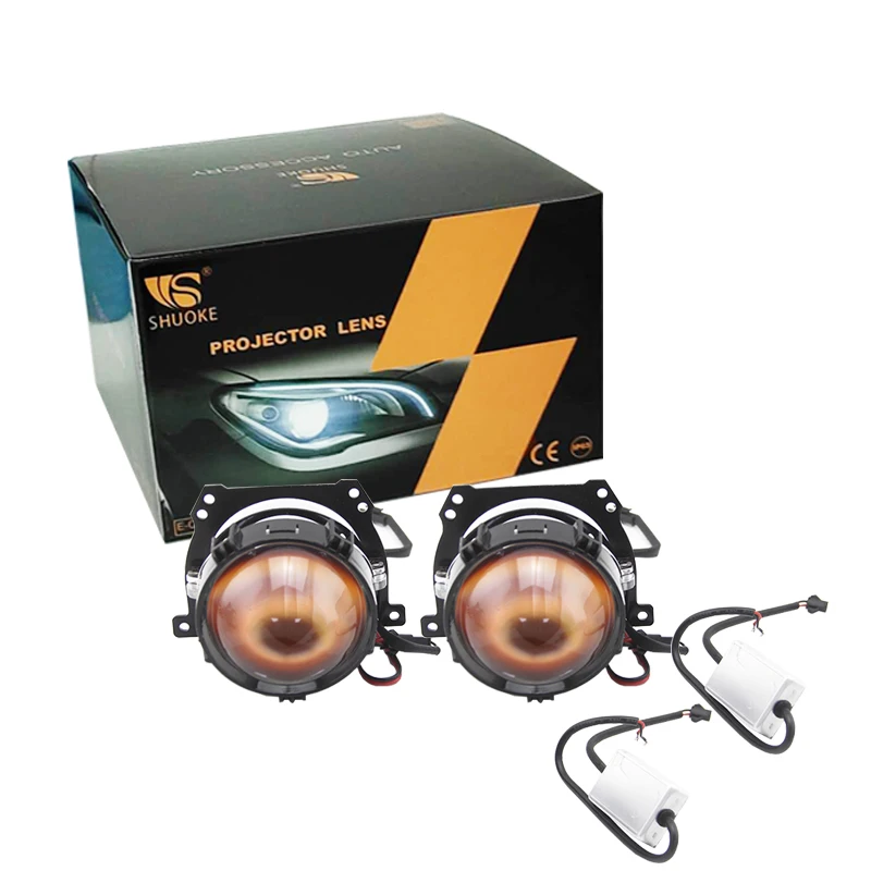 SHUOKE Bi-LED Projector Lens Projector lens for Car Headlight Projector bi lenses for BMW for Audi Mazda F30, For Bmw E53
SHUOKE Bi-LED Projector Lens Projector lens for Car Headlight Projector bi lenses for BMW for Audi Mazda F30, For Bmw E53
