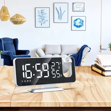 LED Digital Projection Alarm Clock Watch Table Electronic Desktop Clocks USB Wake Up FM Radio Time Ceiling Projector Function
LED Digital Projection Alarm Clock Watch Table Electronic Desktop Clocks USB Wake Up FM Radio Time Ceiling Projector Function