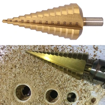 4-39mm HSS Round Handle Straight Groove Pagoda Drill Titanium Coated Step Drill Tools Accessories for M,etal Stone Hole Punching
4-39mm HSS Round Handle Straight Groove Pagoda Drill Titanium Coated Step Drill Tools Accessories for M,etal Stone Hole Punching