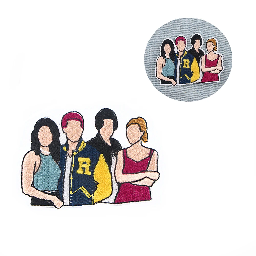 R942 1pcs TV Show RIVERDALE Sticker For Clothing Applications Patches On Clothes Iron Embroidered Patch For Backpack Badge
R942 1pcs TV Show RIVERDALE Sticker For Clothing Applications Patches On Clothes Iron Embroidered Patch For Backpack Badge