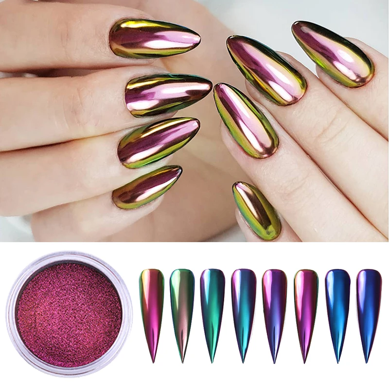 1 Box Chameleon Nail Glitters Mirror Powder Auroras Effect Nail Art Chrome Colorful Pigment Dust Nail Art DIY Decoration
1 Box Chameleon Nail Glitters Mirror Powder Auroras Effect Nail Art Chrome Colorful Pigment Dust Nail Art DIY Decoration
