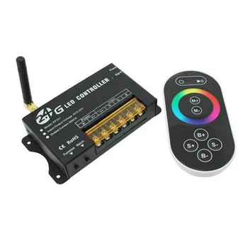 DC5-24V RGB LED Controller RF201 with 2.4GHz RF Press Remote for 5050 or 3528SMD RGB LED Strips
DC5-24V RGB LED Controller RF201 with 2.4GHz RF Press Remote for 5050 or 3528SMD RGB LED Strips