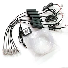 6Pcs Car InteriorDecorative Light NO Threading APP Control 64Colors DIY Soft Refit Optic Fiber Band
6Pcs Car InteriorDecorative Light NO Threading APP Control 64Colors DIY Soft Refit Optic Fiber Band