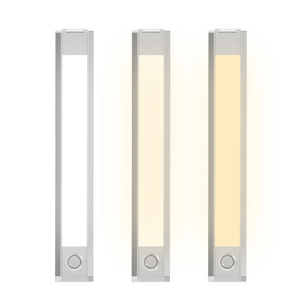 NEW Upgraded 60 LED Night Light with Motion Sensor Switchable Three Color USB Charging Wardrobe Kitchen Wall Lamp | Освещение