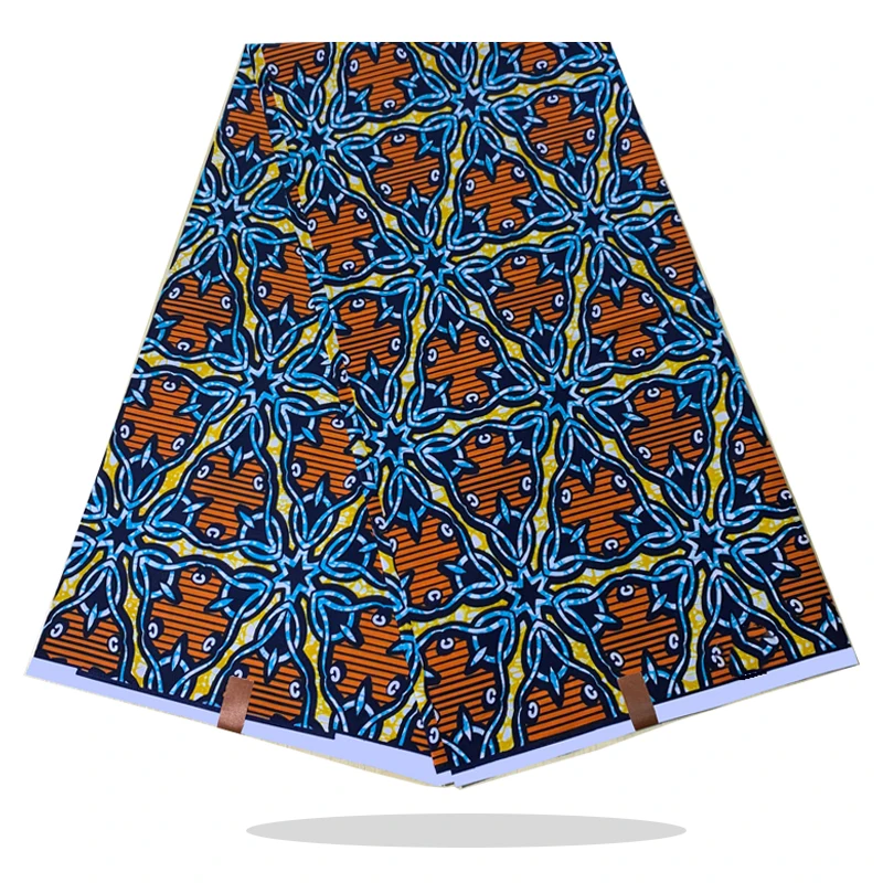 African Style Wax Block Printed Fabric 6 Yards100%Soft High Quality Cotton Fabric Ankara Wax Prints Fabric For Sewing RV20-33
African Style Wax Block Printed Fabric 6 Yards100%Soft High Quality Cotton Fabric Ankara Wax Prints Fabric For Sewing RV20-33