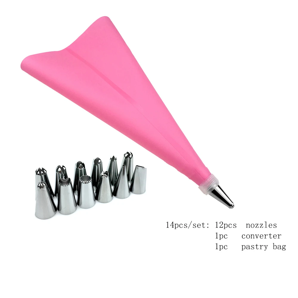 Pastry Bag Pastry Bakeware Icing Piping Nozzles New 18pcs Silicone Forms Baking Tools Fancy Cake Mold Cake Decorating Tools
Pastry Bag Pastry Bakeware Icing Piping Nozzles New 18pcs Silicone Forms Baking Tools Fancy Cake Mold Cake Decorating Tools