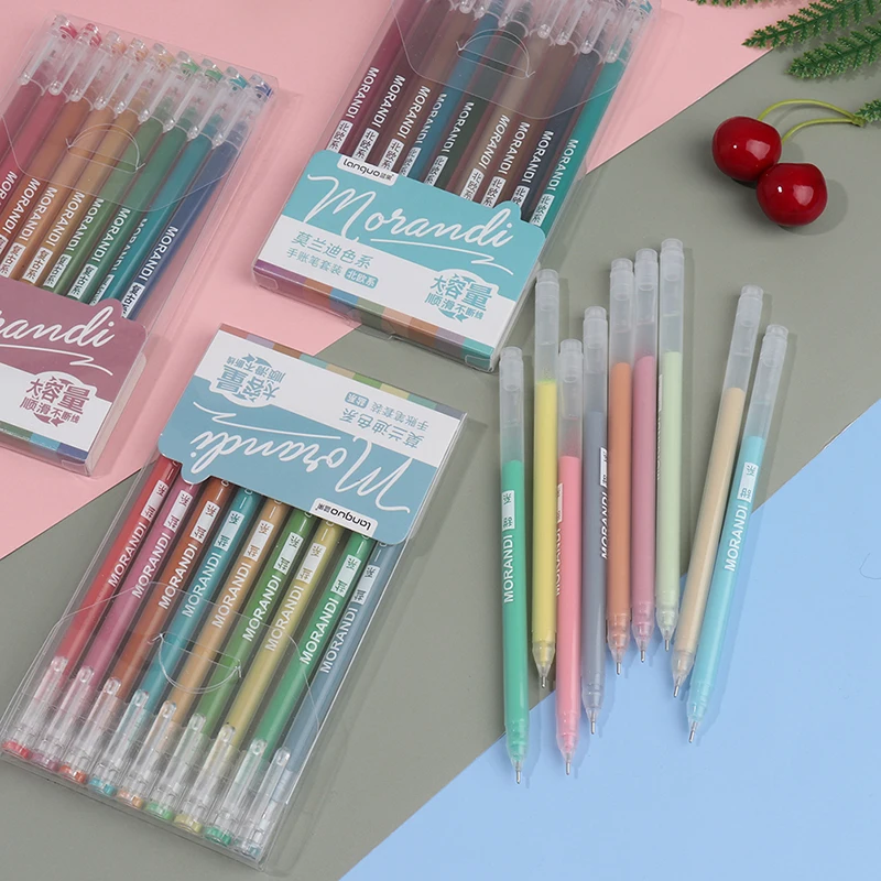 9pcs Multi-color Pen Large-capacity Color Hand Account Pen Set Multi Color Gel Ink Pens Vintage 0.5mm Marker Office Supplies
9pcs Multi-color Pen Large-capacity Color Hand Account Pen Set Multi Color Gel Ink Pens Vintage 0.5mm Marker Office Supplies