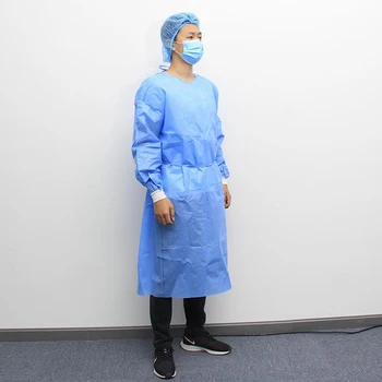 Disposable surgical gown 10pcs, non-woven lightweight breathable surgical gown, suitable for hospitals and clinics 
Disposable surgical gown 10pcs, non-woven lightweight breathable surgical gown, suitable for hospitals and clinics