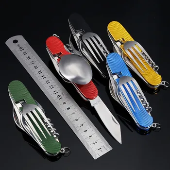 Outdoor Camping Portable Folding Fork Knife Spoon Set Stainless Steel Hiking Picnic Tool Travel Pocket Mini knife Tableware
Outdoor Camping Portable Folding Fork Knife Spoon Set Stainless Steel Hiking Picnic Tool Travel Pocket Mini knife Tableware