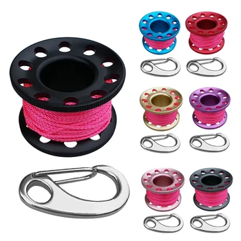 Diving Spool Reel with Quick Link Hook Snap and 10m Flared Line for Water Sports Underwater Diving Pool & Accessories
Diving Spool Reel with Quick Link Hook Snap and 10m Flared Line for Water Sports Underwater Diving Pool & Accessories