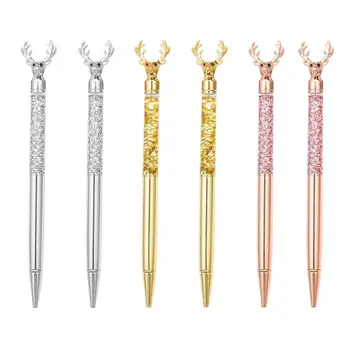 6Pcs Ballpoint Pen Christmas Gift,Deer Dynamic Liquid Sand Pens with Black Ink 
6Pcs Ballpoint Pen Christmas Gift,Deer Dynamic Liquid Sand Pens with Black Ink