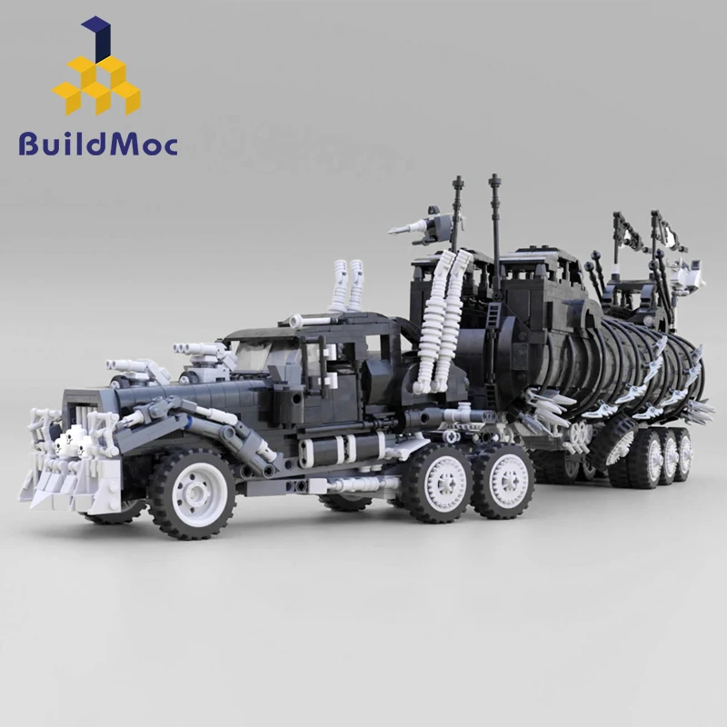 BuildMoc Modified truck Technic Series War Rig may Mad-Max Movie Collection Model Building Blocks Kits Set Bricks Toys
BuildMoc Modified truck Technic Series War Rig may Mad-Max Movie Collection Model Building Blocks Kits Set Bricks Toys