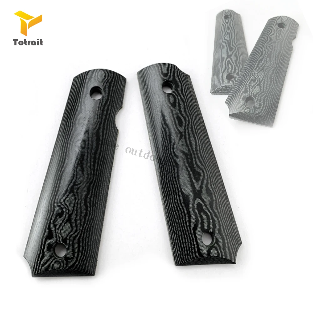 TOtrait 1 Pair Damascus Pattern Micarta Handle DIY Patch Material Upgrade Anti-slip Scales Slabs Blanks For 1911 Grips
TOtrait 1 Pair Damascus Pattern Micarta Handle DIY Patch Material Upgrade Anti-slip Scales Slabs Blanks For 1911 Grips