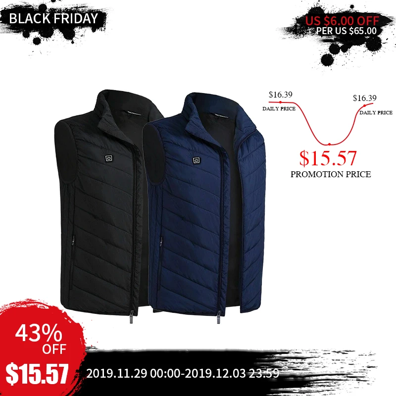 Cycling Vest Electric Vest Heated Cloth Jacket USB Thermal Warm Heated Pad Body Microcirculation Warmer Winter Cycling Vest
Cycling Vest Electric Vest Heated Cloth Jacket USB Thermal Warm Heated Pad Body Microcirculation Warmer Winter Cycling Vest