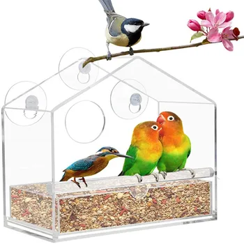 Family Hanging Window Bird Feeder Box 1PC Garden Birds Outdoor Bird Feeder Garden Pet Feeder M#19
Family Hanging Window Bird Feeder Box 1PC Garden Birds Outdoor Bird Feeder Garden Pet Feeder M#19