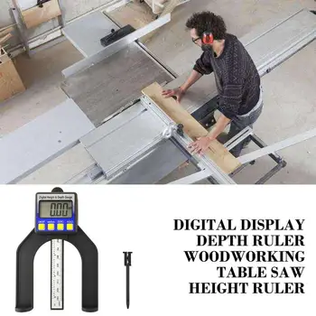 Digital Height Gauge Table Saw Depth Gauge with Three Measurement Units Locking Screw for Woodworking Router Table 80mm
Digital Height Gauge Table Saw Depth Gauge with Three Measurement Units Locking Screw for Woodworking Router Table 80mm