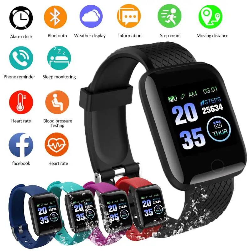 116 Plus Smart Watch Wristband Sports Fitness Blood Pressure Heart Rate Call Reminder Pedometer IP67 Waterproof Smart Bracelet
116 Plus Smart Watch Wristband Sports Fitness Blood Pressure Heart Rate Call Reminder Pedometer IP67 Waterproof Smart Bracelet
