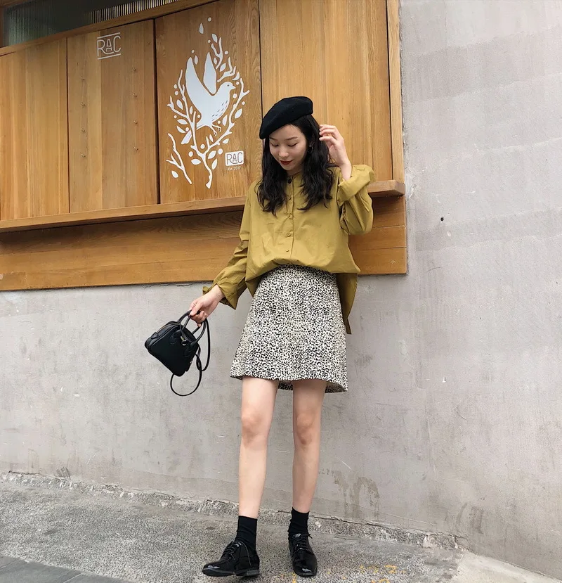 2018 Autumn And Winter New Style Fashion Small Leopord Pattern Short Skirt Hong Kong Flavor CHIC Versatile A- line Skirt Women's
2018 Autumn And Winter New Style Fashion Small Leopord Pattern Short Skirt Hong Kong Flavor CHIC Versatile A- line Skirt Women's