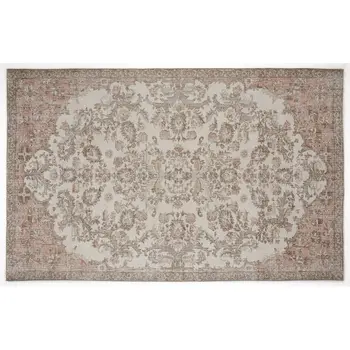 Handmade Beige Vintage English English Area Rug 184x300 Cm-6'0''X9'10'' 
Handmade Beige Vintage English English Area Rug 184x300 Cm-6'0''X9'10''