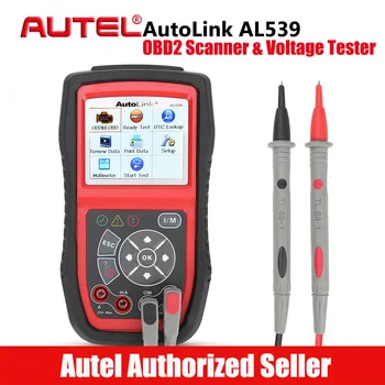AUTEL AutoLink AL539 OBD2 Car Code Reader Scanner Electrical Voltage Test Tool AVO Meter Auto Diagnostic Tool Battery Tester
AUTEL AutoLink AL539 OBD2 Car Code Reader Scanner Electrical Voltage Test Tool AVO Meter Auto Diagnostic Tool Battery Tester