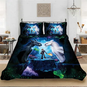 Anime How to Train Your Dragon 3Pcs/Set Bedding Set Sheet Children Room Bed Sheet Pillow case Bedding Set Queen Bedding set
Anime How to Train Your Dragon 3Pcs/Set Bedding Set Sheet Children Room Bed Sheet Pillow case Bedding Set Queen Bedding set