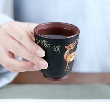 Ancient Yue Tang Yixing Famous Pure Manual High Painted In Purple Sand Sip Tea Cup Small Teacup The Tea Cup Milu Master Cup
Ancient Yue Tang Yixing Famous Pure Manual High Painted In Purple Sand Sip Tea Cup Small Teacup The Tea Cup Milu Master Cup