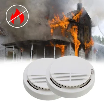 85dB Fire Smoke Photoelectric Sensor Detector Monitor Home Security System Cordless for Office Guard Home Safety 
85dB Fire Smoke Photoelectric Sensor Detector Monitor Home Security System Cordless for Office Guard Home Safety