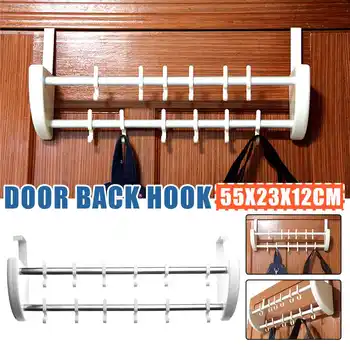 Adjustable 12 Hooks 2 layer Coat Hook Rack Door Back Hook Clothes Robe Towel Hanger Bag Living Bedroom Bathroom Household
Adjustable 12 Hooks 2 layer Coat Hook Rack Door Back Hook Clothes Robe Towel Hanger Bag Living Bedroom Bathroom Household