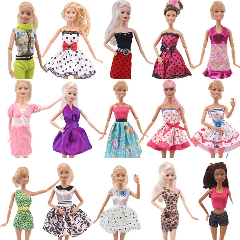 Doll 1 PCS Barbies Dress Bow-knot Designs Wave Point Outfit Short Dress Skirt Daily Casual Wear Ken Accessories Girl`s Toy DIY
Doll 1 PCS Barbies Dress Bow-knot Designs Wave Point Outfit Short Dress Skirt Daily Casual Wear Ken Accessories Girl`s Toy DIY