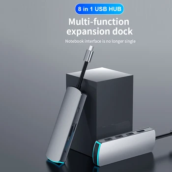 2020 Type-C Hub To RJ 45 HDMI Adapter 4K Thunderbolt 3 USB C Hub with Hub 3.0 TF SD Reader Slot PD for MacBook Pro/Air
2020 Type-C Hub To RJ 45 HDMI Adapter 4K Thunderbolt 3 USB C Hub with Hub 3.0 TF SD Reader Slot PD for MacBook Pro/Air