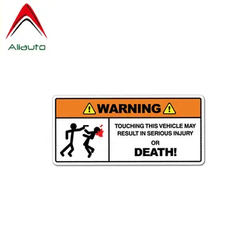Aliauto Warning Car Sticker Touching This Vehicle May Result Serious Injury or Death PVC Decal for Renault Captur Skoda,11cm*5cm
Aliauto Warning Car Sticker Touching This Vehicle May Result Serious Injury or Death PVC Decal for Renault Captur Skoda,11cm*5cm