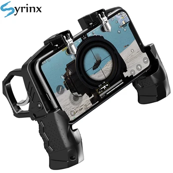 New For Pubg Controller For Mobile Game Shooter Trigger Fire Button For IPhone Android Phone Gamepad Joystick PUGB Helper Holder
New For Pubg Controller For Mobile Game Shooter Trigger Fire Button For IPhone Android Phone Gamepad Joystick PUGB Helper Holder