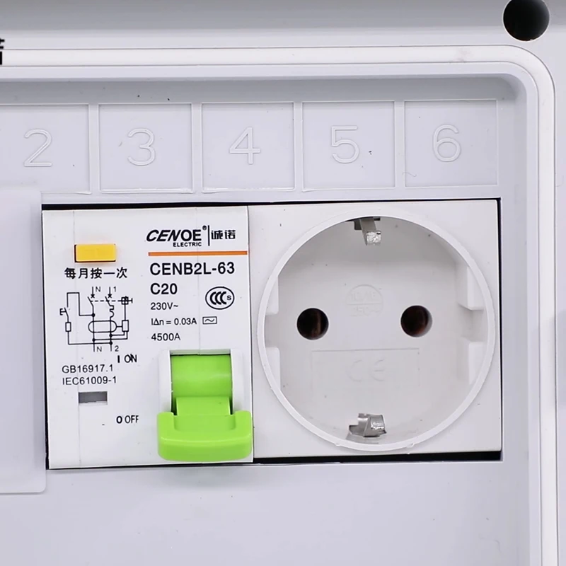 best 6 ways mcb distribution box electrical distribution with EU style socket earth leakage circuit-breaker16A 25A 32A 50A 63A
best 6 ways mcb distribution box electrical distribution with EU style socket earth leakage circuit-breaker16A 25A 32A 50A 63A