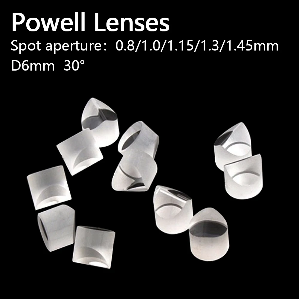 Линзы Powell, лазерные линзы, диаметр 6 х6 мм, угол происшествия 30 °, точечная диафрагма 0,8/1,0/1,15/1,3/1,45 мм, измерение, 3D сканирование, оптика местоположения
Линзы Powell, лазерные линзы, диаметр 6 х6 мм, угол происшествия 30 °, точечная диафрагма 0,8/1,0/1,15/1,3/1,45 мм, измерение, 3D сканирование, оптика местоположения