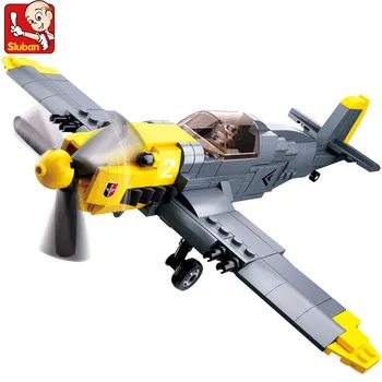 289Pcs WW2 Military Germany Army Air Forces BF-109 Fighter Plane Model Building Blocks Sets Kit DIY Creator Bricks Kids Toys
289Pcs WW2 Military Germany Army Air Forces BF-109 Fighter Plane Model Building Blocks Sets Kit DIY Creator Bricks Kids Toys