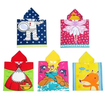 New Cartoon Printed Microfiber Hooded Bath Towel Fine Polyester Can Wear Children's Baby Bath Towel Beach Swimming Cloak
New Cartoon Printed Microfiber Hooded Bath Towel Fine Polyester Can Wear Children's Baby Bath Towel Beach Swimming Cloak