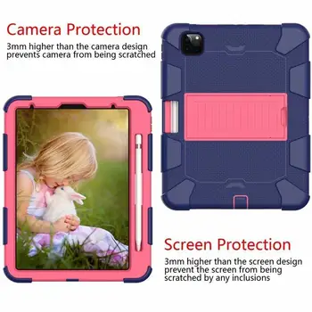 Case For iPad Pro 11 2nd Generation 2020 Cover Shockproof Armor Heavy Duty Silicone Stand kids safe case for iPad 11 2020 Funda
Case For iPad Pro 11 2nd Generation 2020 Cover Shockproof Armor Heavy Duty Silicone Stand kids safe case for iPad 11 2020 Funda