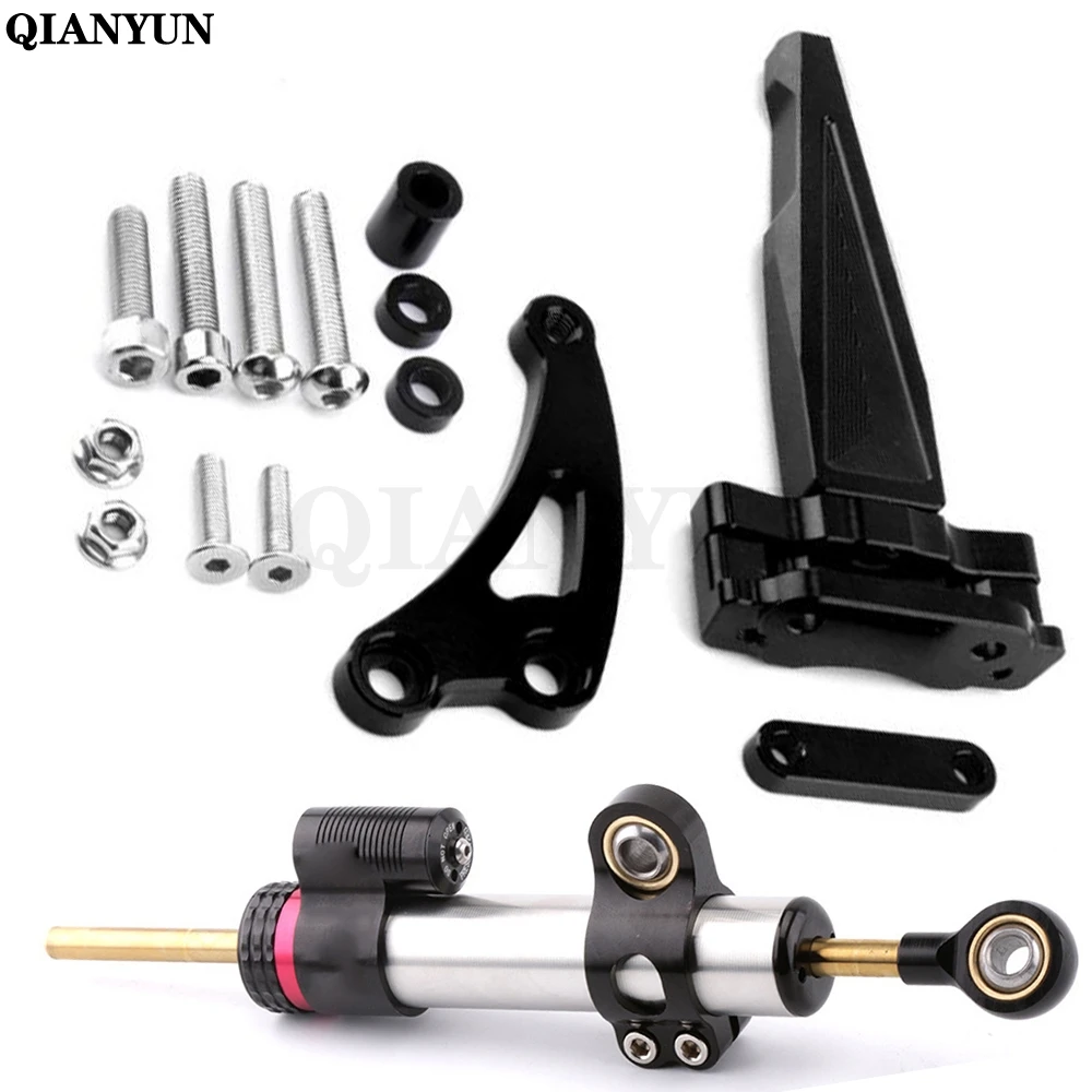 Motorcycle Adjustable Steering Stabilizer Damper Mounting Bracket Kit Support For Honda CB650F CB 650F CB 650 F 2014-2018 2017
Motorcycle Adjustable Steering Stabilizer Damper Mounting Bracket Kit Support For Honda CB650F CB 650F CB 650 F 2014-2018 2017