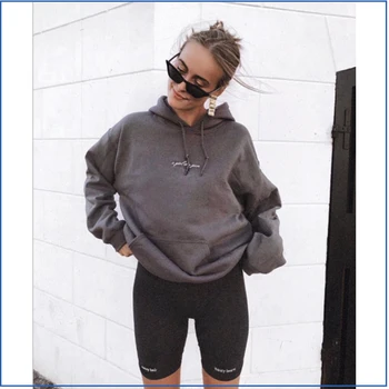 2020 Hoodie European American Letters Embroidered Spring New Loose Boyfriend Wind women Street Style 
2020 Hoodie European American Letters Embroidered Spring New Loose Boyfriend Wind women Street Style