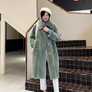 Real Fur Coat Vintage 100% Sheep Shearing Jacket Women Winter Clothes 2020 Korean Long Fur Coat Female Warm Wool Jackets SZ18D27
Real Fur Coat Vintage 100% Sheep Shearing Jacket Women Winter Clothes 2020 Korean Long Fur Coat Female Warm Wool Jackets SZ18D27