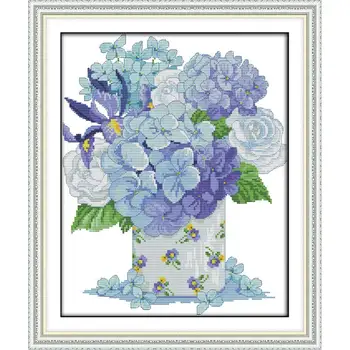 Joy Sunday DIY Handmade Cross Stitch Kits 11&14CT Flowers Pattern Counted Printed Canvas Cross Stitch Kit Embroidery Needlework
Joy Sunday DIY Handmade Cross Stitch Kits 11&14CT Flowers Pattern Counted Printed Canvas Cross Stitch Kit Embroidery Needlework