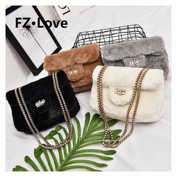 Women Faux Fur Handbag Evening Clutch Phone Wallet Purse Lady Girls Shoulder Bag Soft Envelope Bag Crossbody Bags Chain Strap 
Women Faux Fur Handbag Evening Clutch Phone Wallet Purse Lady Girls Shoulder Bag Soft Envelope Bag Crossbody Bags Chain Strap