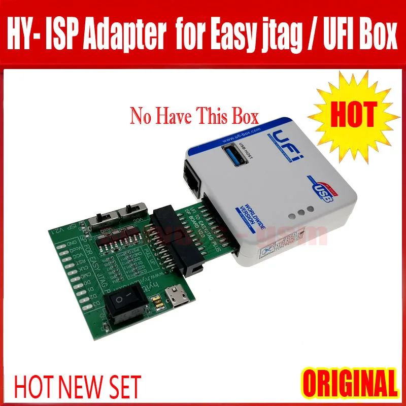 Новейший HY ISP eMMc адаптер 2020 инструмент поддерживает Easy Jtag или UFI Box для улучшения
