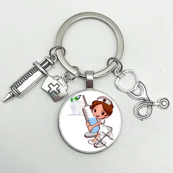 Cute Medical Kechain with Love Heart Angel Key Ring Personality Jewelry Thanksgiving Gift Key Holder for Nurse and Doctor
Cute Medical Kechain with Love Heart Angel Key Ring Personality Jewelry Thanksgiving Gift Key Holder for Nurse and Doctor