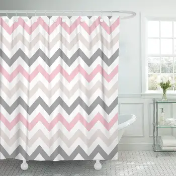 Pink Grey Chevron Zigzag Pattern Beige Abstract Beautiful Beauty Shower Curtain Waterproof Polyester Fabric 72 x 72 Inches
Pink Grey Chevron Zigzag Pattern Beige Abstract Beautiful Beauty Shower Curtain Waterproof Polyester Fabric 72 x 72 Inches