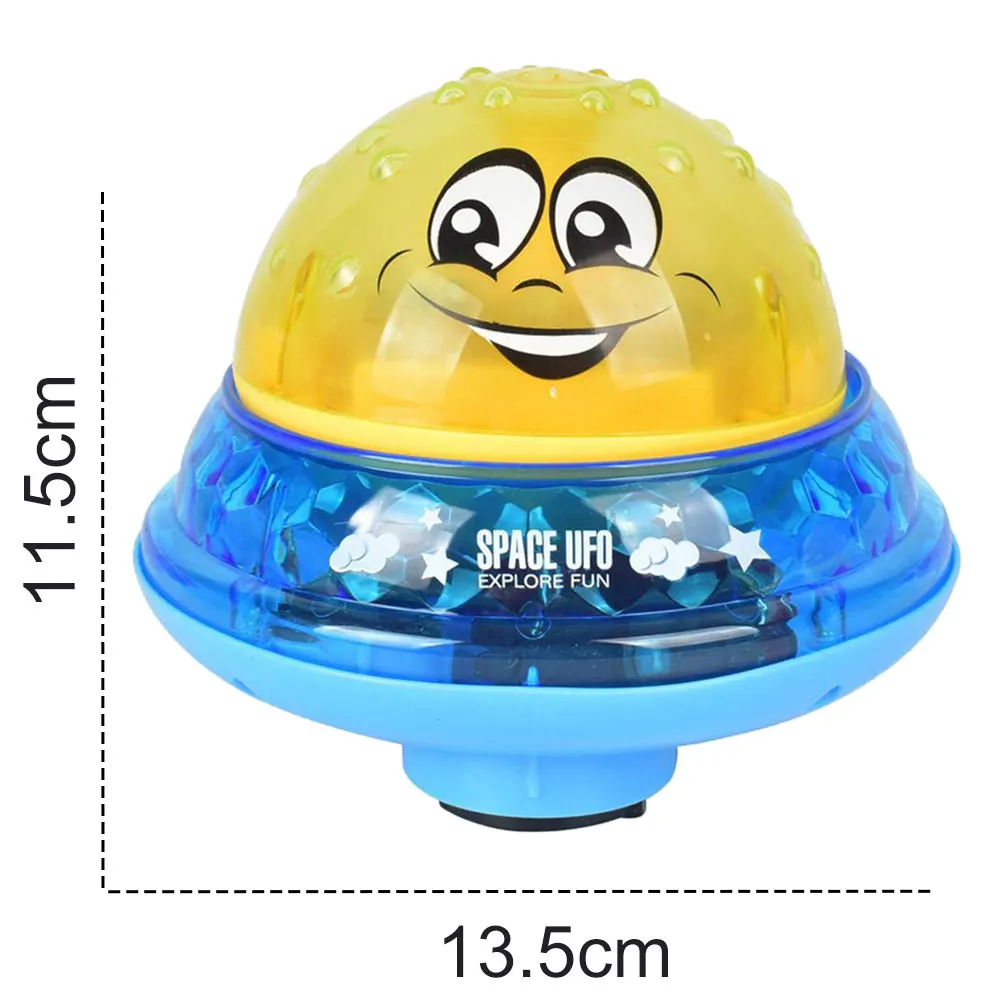 Funny Infant Bath Toys Baby Electric Induction Sprinkler Ball with Light Music Children Water Play Ball Bathing Toys Kids Gifts