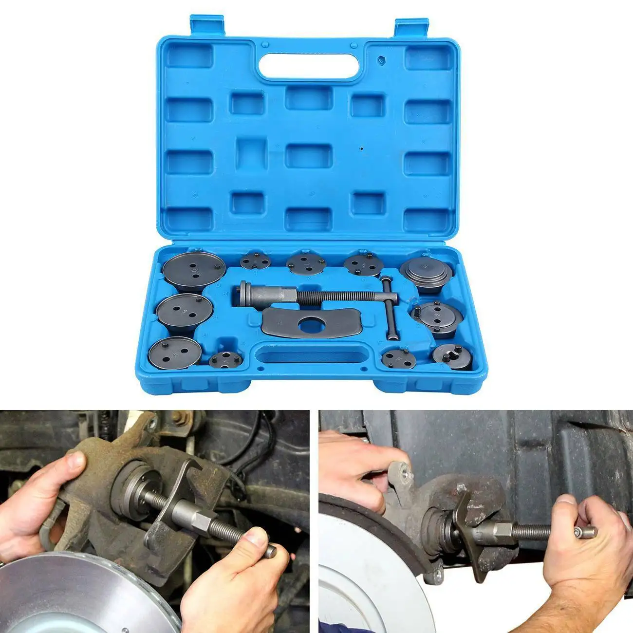 Samger 13pcs Universal Auto Car Brake Piston Reset Set Precision Disc Brake Caliper Wind Back Tool Kit Brake Pad Car Repair Tool
Samger 13pcs Universal Auto Car Brake Piston Reset Set Precision Disc Brake Caliper Wind Back Tool Kit Brake Pad Car Repair Tool