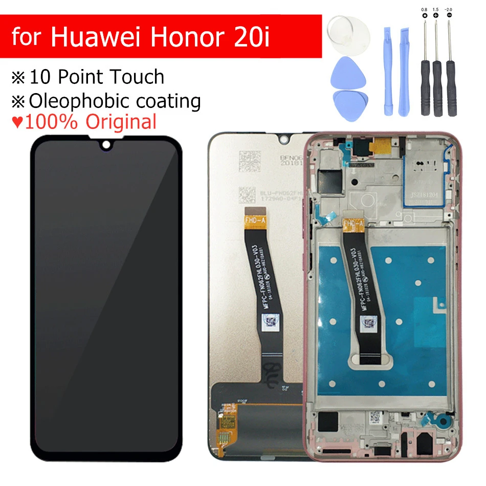 Original for Huawei Honor 20i LCD Display Touch Screen with Frame LCD Digitizer Display Assembly Honor 20i Repair Parts
Original for Huawei Honor 20i LCD Display Touch Screen with Frame LCD Digitizer Display Assembly Honor 20i Repair Parts