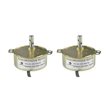 CHANCS Electric Gear Motor TYC-50 110V AC 0.8-1RPM CW/CCW Cup Turners for Tumblers 2PCS
CHANCS Electric Gear Motor TYC-50 110V AC 0.8-1RPM CW/CCW Cup Turners for Tumblers 2PCS