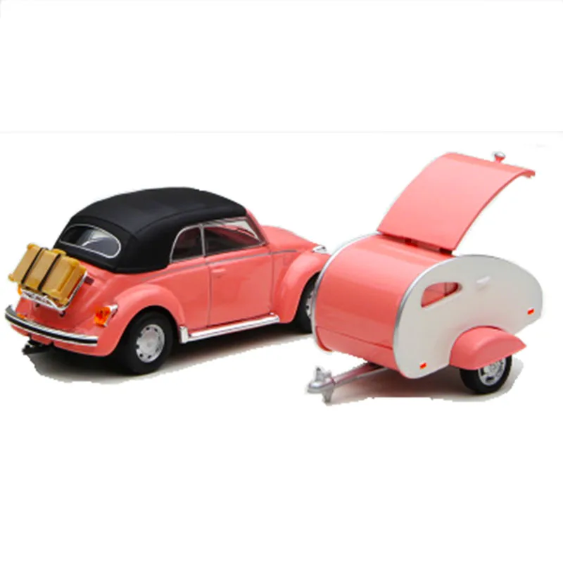 1/43 Retro Edition Outdoor Travel Trailer Diecast Alloy Pink Car Model W Trailer Metal Vehicle Toy Transportation collect gifts
1/43 Retro Edition Outdoor Travel Trailer Diecast Alloy Pink Car Model W Trailer Metal Vehicle Toy Transportation collect gifts